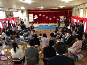 平成２４年度　入園式　十和田カトリック幼稚園